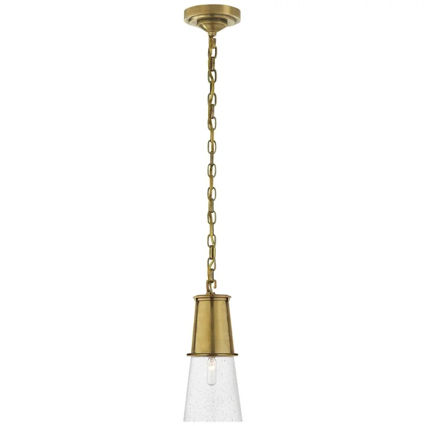 Visual Comfort TOB 5751Hab-Sg Robinson Small Pendant in Hand-Rubbed An