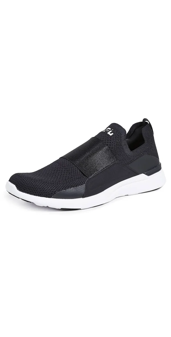 APL Men's TechLoom Bliss Black/White Shoes in Size 9 - Athletic Propulsion Labs