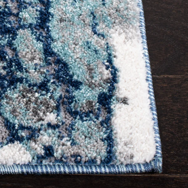 Safavieh Clearance Aston ASN706N Navy Rug - 6&7x22x6&7x22 - Round