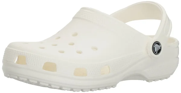 Crocs Unisex Classic Clogs - White, M 7/W 9