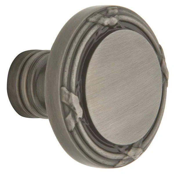 Baldwin 5013151MR Estate Pair of Knobs Antique Nickel
