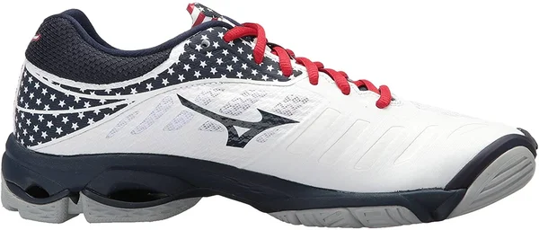 Mizuno Wave Lightning Z4 Women's Volleyball Shoes - 6 - Black, Silver