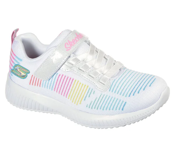 Skechers Bobs Sport Squad - Fresh Delight White - Multi - Size 13.5