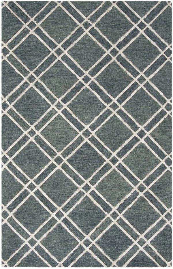 Safavieh Himalaya Rug HIM901 Dark Grey - Ivory, 4& x 6&