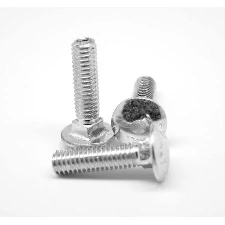 5/16 inch-18 x 2 3/4 inch (FT) Coarse Thread Grade 5 Carriage Bolt Medium Carbon Steel Zinc Plated Pk 100