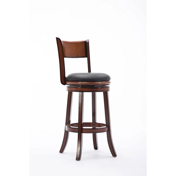 Boraam Industries Palmetto Swivel Bar Stool Fruitwood