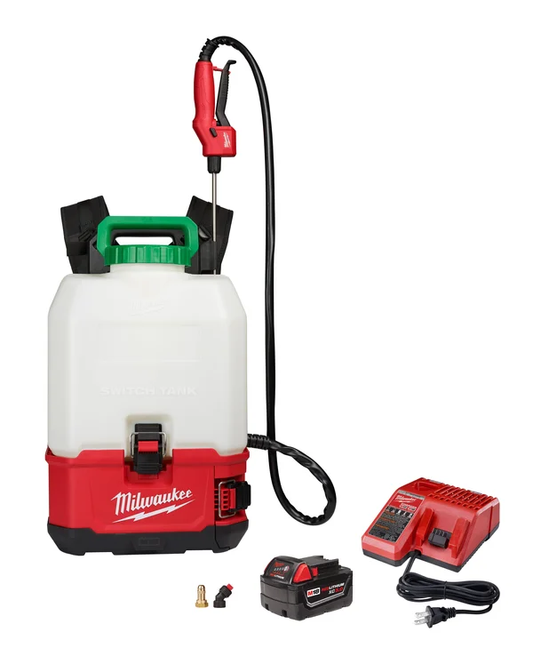 Milwaukee 2820-21PS M18 Switch Tank 4 Gallon Backpack Sprayer Kit