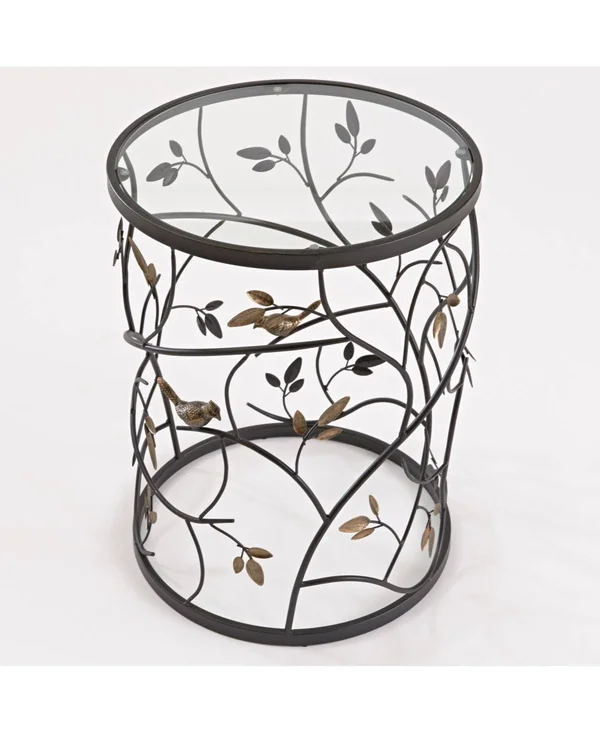 Innerspace Luxury Products Large Barrel Table with Leaves