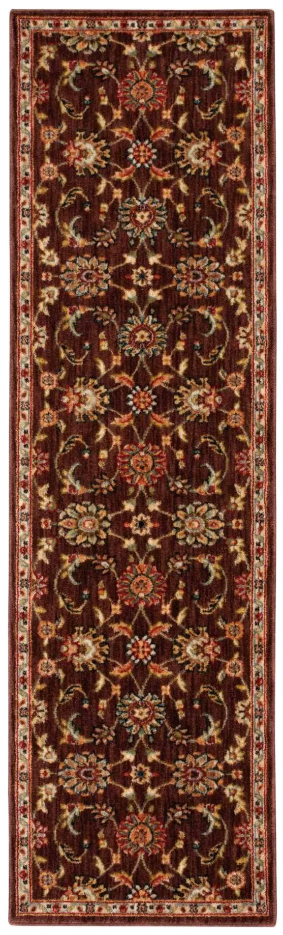 Kathy Ireland Ancient Times Area Rug (5&3x22 x 7&5x22 - Brown) - Nourison
