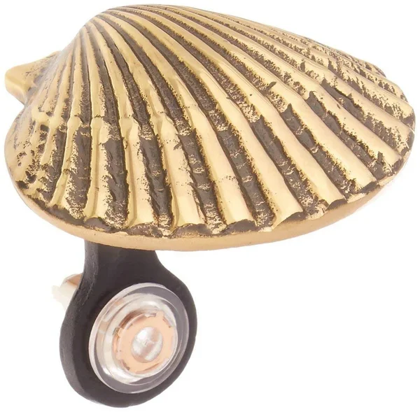 Michael Healy Bay Scallop Doorbell Ringer - Brass MHR06