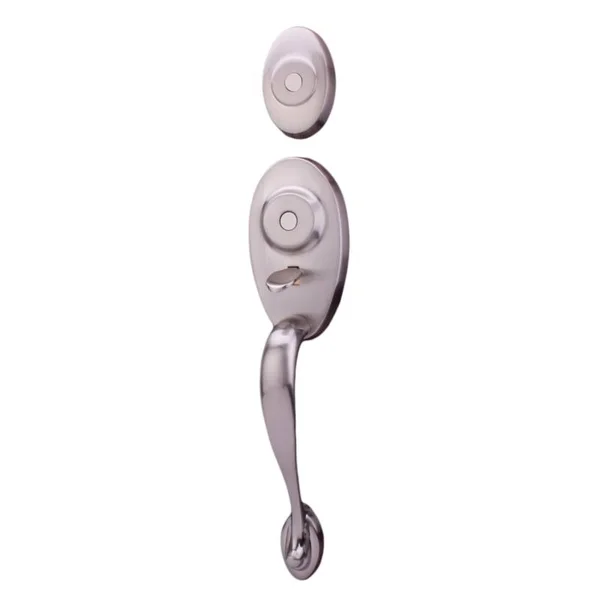 Weslock 1345 Lexington Series Dummy Handleset from The Traditionale Collection Satin Nickel