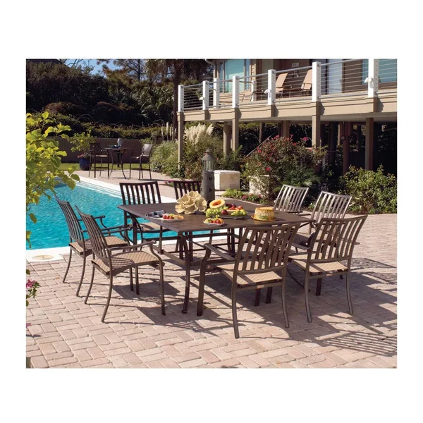 Panama Jack Island Breeze Slatted Patio End Table