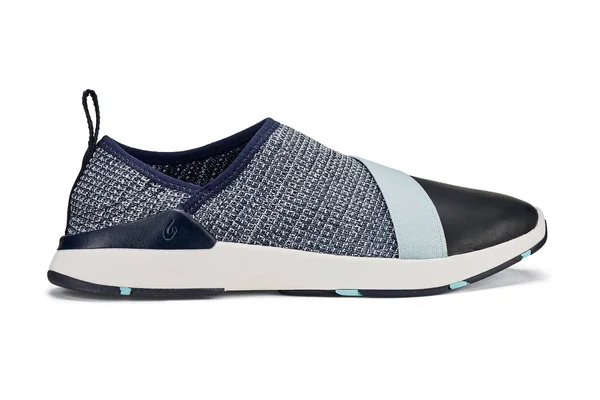 Olukai Miki Slip Women's Shoes Vintage Indigo/Trench Blue : 9 B