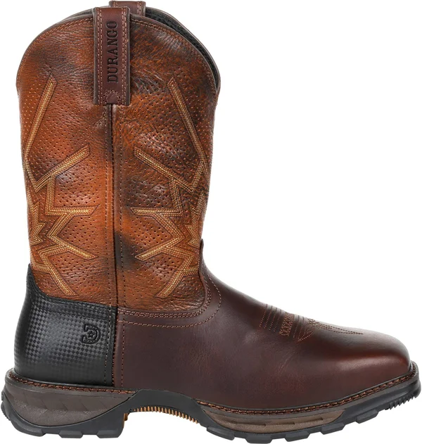 Durango Men's Tobacco Maverick XP Steel Toe Ventilated Pull-On Work Boot - DDB0175