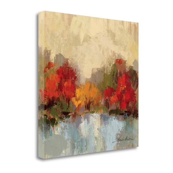 35x22 x 35x22 Fall Riverside I by Silvia Vassileva Fine Art Giclee Print