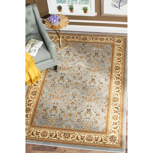 Safavieh LNH312B Lyndhurst Light Blue, Ivory Area Rug - 11& x 15&