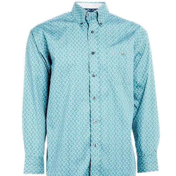 Men's Wrangler George Strait Paisley Button Up - 649045