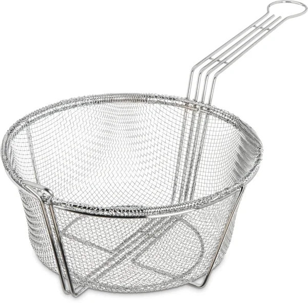Carlisle 601001 - Mesh Fryer Basket, 9-3/4x22 Dia., Round, 8x22