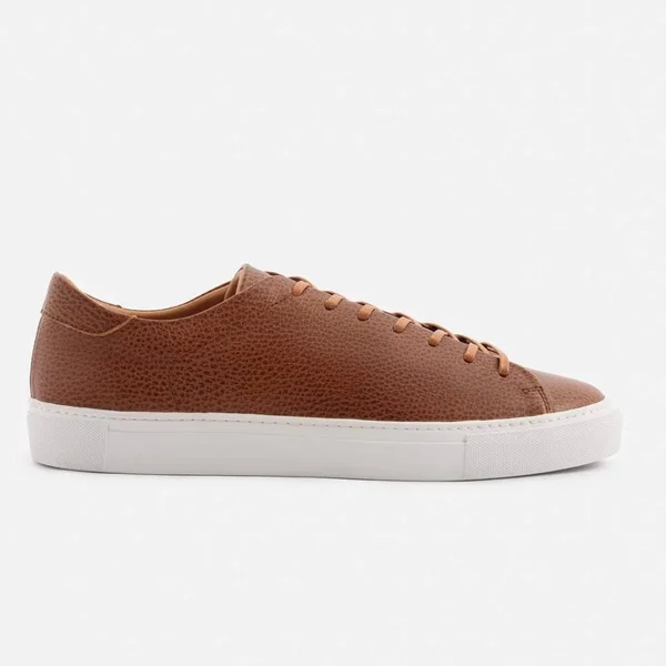 Beckett Simonon Reid Sneakers - Pebbled, Tan/White, Size 14, Men's Sneakers