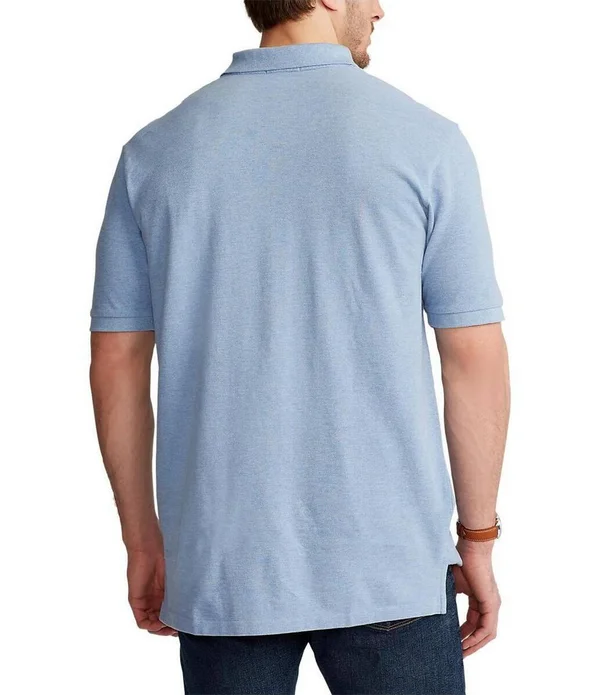 Polo Ralph Lauren Men's Big & Tall Mesh Polo Shirt - Classic Wine