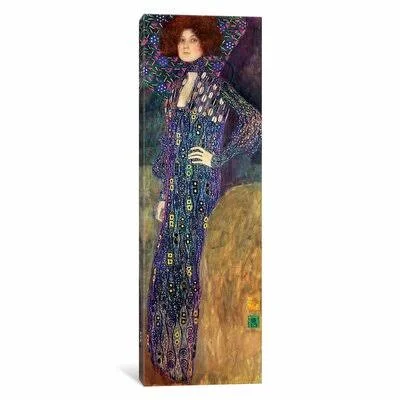 &Emilie Floege, 1902& by Gustav Klimt Print on Canvas East Urban Home Size: 36x22 H x 12x22 W x 0.75x22 D