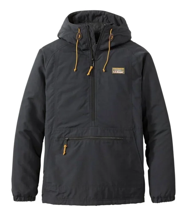 Men's Mountain Classic Insulated Anorak Black Medium, L.L.Bean
