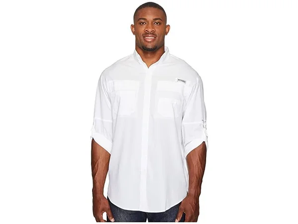Columbia Men's Tamiami II LS Shirt - 4XT - White