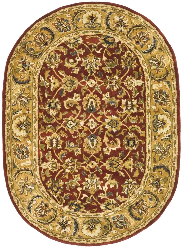 Safavieh Classic CL758K Area Rug - Rust/Camel - Size: 6 x 9 ft.