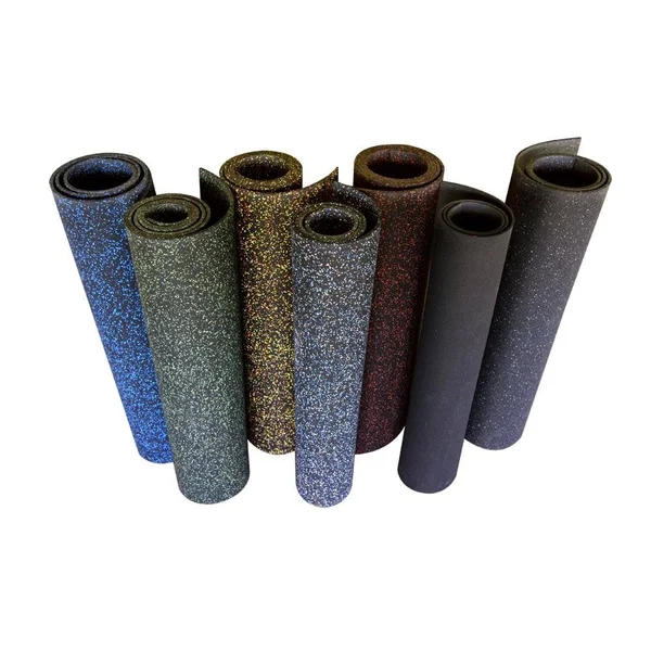 Rubber Cal Elephant Bark Flooring, Red Dot, 3/8-Inch x 4 x 11-Feet