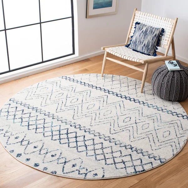 Safavieh Clearance Madison MAD798E Ivory Rug, 6&7x22x6&7x22 - Round