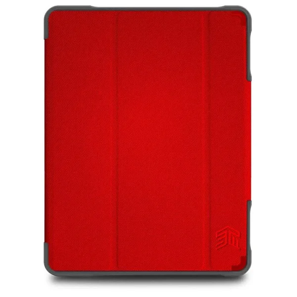 STM - Dux Plus Duo Folio Case for Apple iPad 10.2x22 (7th Gen) - Red
