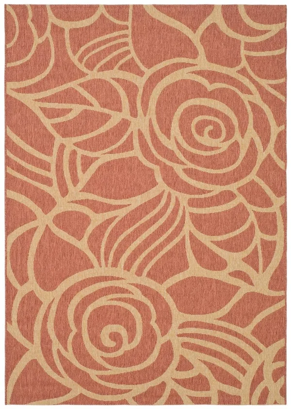 Safavieh Courtyard CY5141A 6&7x22 x 9&6x22 Rust - Sand Area Rug