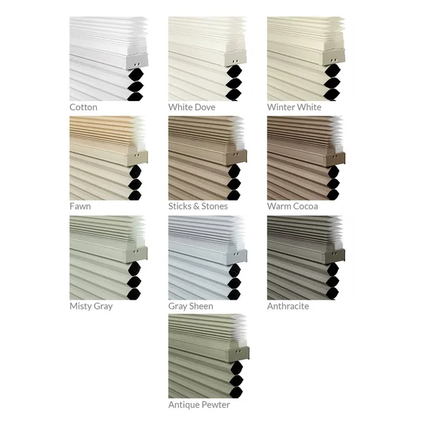 Chicology Day N& Night Cordless Cellular Shades - Fawn - 32x22 x 72x22