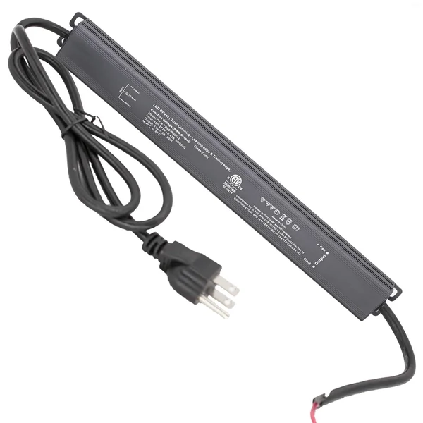 Ledupdates - Dimmable LED Driver Power Supply - 12V 60W Class 2 Triac ETL Listed Compatible with Lutron Leviton AC Wall Dimmer WR