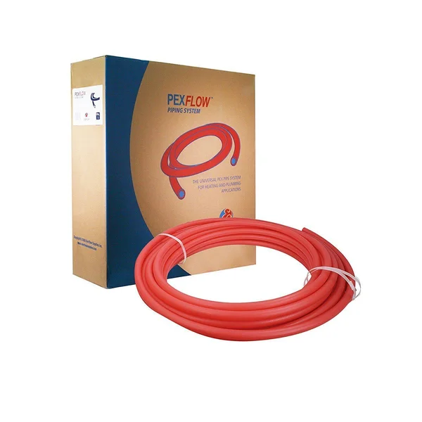 Pexflow PFR-R34100 Oxygen Barrier PEX Tubing, 3/4 inch x 100 Feet, Red
