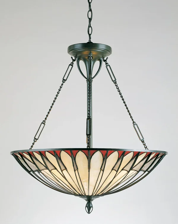 Quoizel TF1816VB - Tiffany Pendant, Vintage Bronze