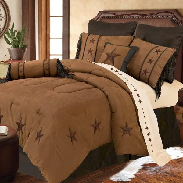 HiEnd Accents Laredo Comforter Sets - Tan (Twin) H1633017