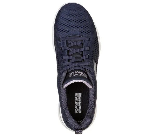 Skechers GOwalk 5 - Lake Views Navy/Lavender - Size 6.5