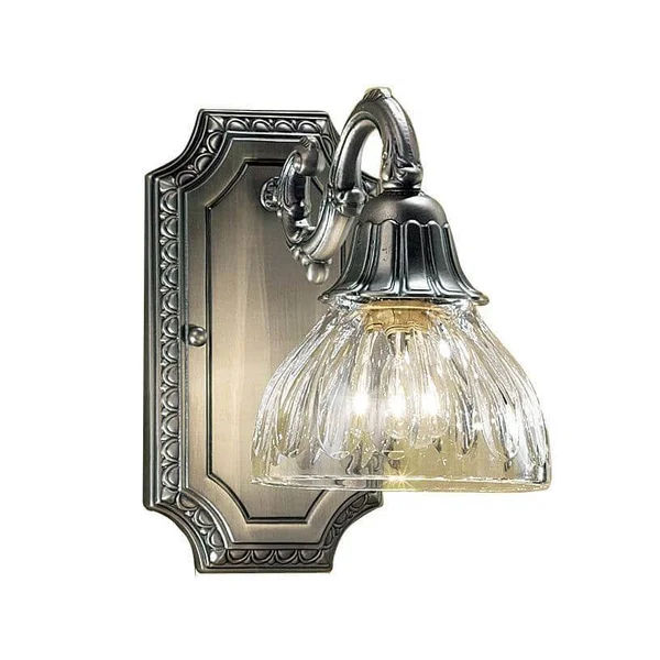 Classic Lighting 57365 AGP Majestic Wall Sconce in Aged Pewter
