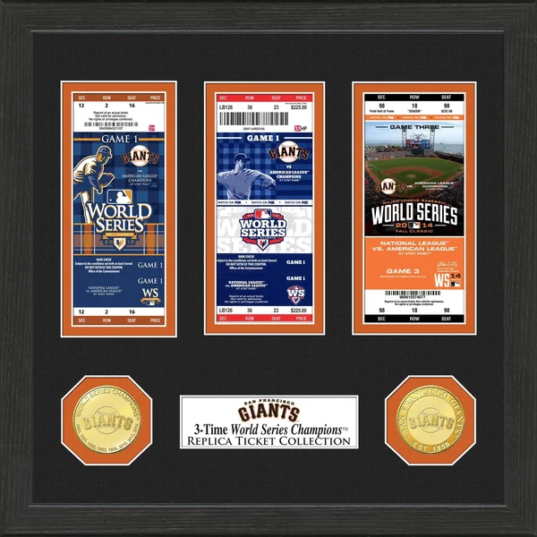 San Francisco Giants Highland Mint World Series Ticket Collection