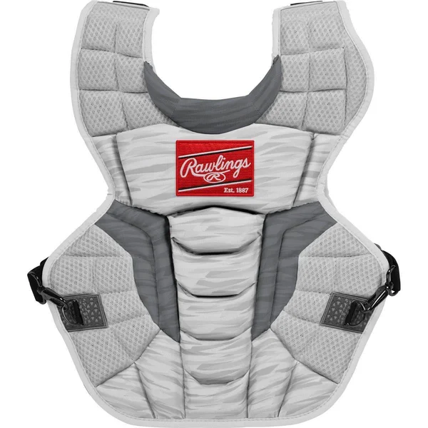 Rawlings NOCSAE Velo 2.0 Chest Protector Purple/White