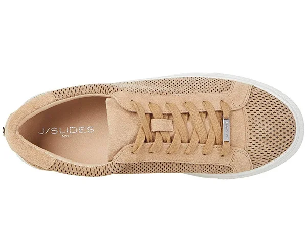 J/Slides Lorrie Sneaker Sand Suede - Tan 8 Medium