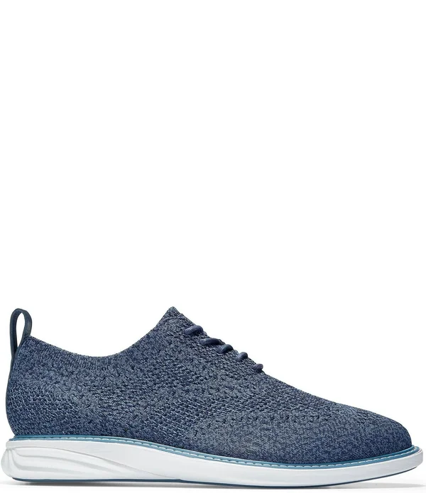Cole Haan Grand Evolution Wingtip Oxford - Blue - Sneakers