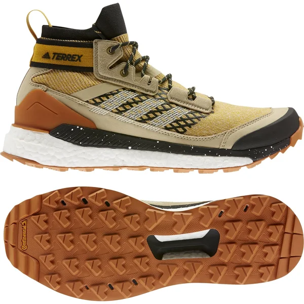 adidas Terrex Free Hiker Yellow, Mens Hiking & Approach Shoes, Size US 11.5 - Color Legacy Gold - Sand - Core Black