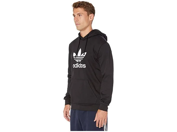 Adidas Originals Trefoil Fleece Hoodie (Black) Men's Sweatshirt