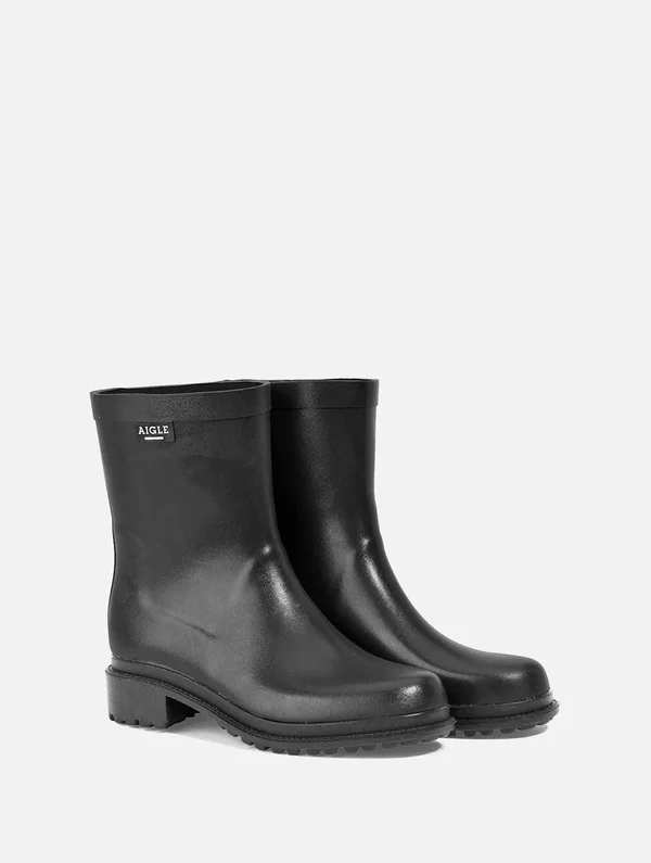 Aigle - The Urban Rain Boot Black - Fulfeel Mid