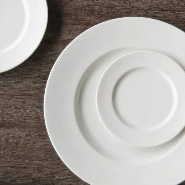 Oneida L5600000152W 10.75 in. Current Warm White Porcelain Plate Ivory