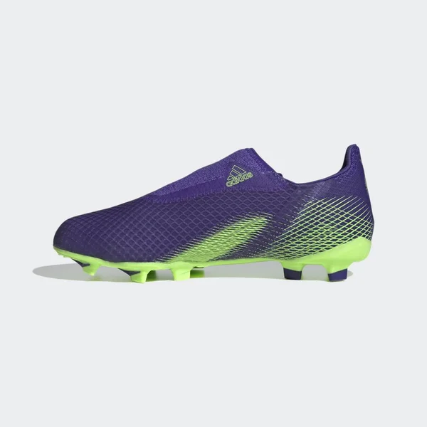 Adidas Kids x Ghosted.3 Laceless FG Energy Ink/Signal Green 6