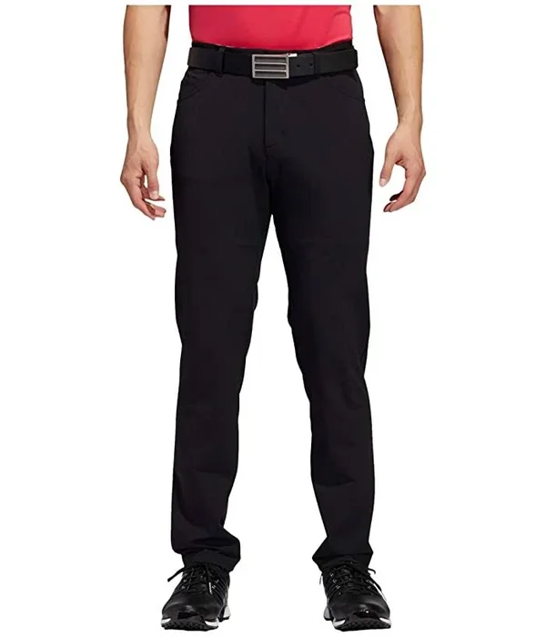 Adidas Men's Ultimate Solid 5-Pocket Golf Pants Black 32 34