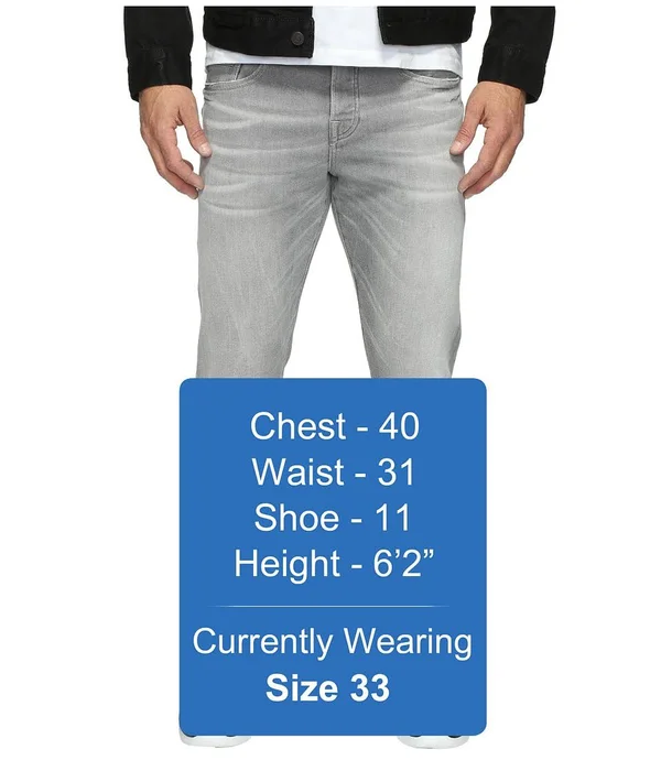 Scotch & Soda - Ralston Sand and Stone Grey Regular Slim Fit Jeans - Denim, Grey, 33/32 - Grey/Grey